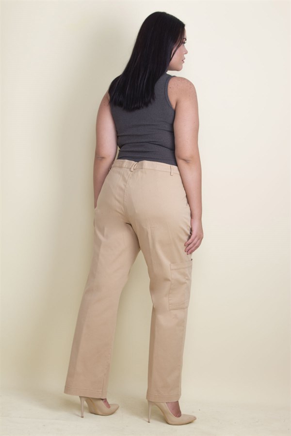 Kadın Camel Cep Detaylı Pantolon 65N17900