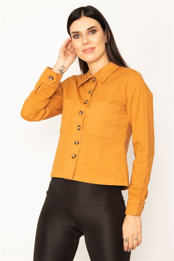 CHEMISE DOUBLE POCHE TABA POUR FEMME