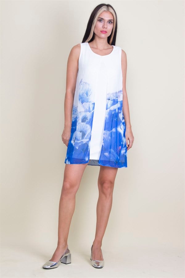 ROBE AVEC DÉTAILS EN MOUSSELINE