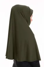 Pratik Namaz Örtüsü Elbise Jarse Haki