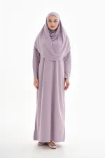 Tek Parça Namaz Elbisesi Boydan Giymeli