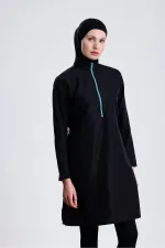 Ensemble de maillot de bain hijab double bonnet imperméable en parachute, 4 pièces