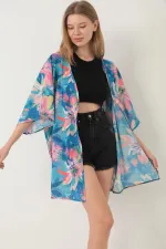 Pareo Beach Dress Kimono Patterned