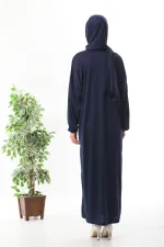 dantelli başörtülü fermuarlı bilekleri lastikli kayma yapmaz namaz elbisesi