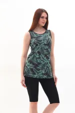 Maillot de bain hijab semi-fermé sans manches