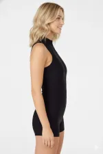 Şortlu Tulum Kadın Mayo Siyah Cup'lı