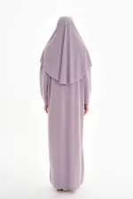 Tek Parça Namaz Elbisesi Boydan Giymeli