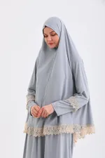 ROBE DE PRIÈRE DEUX PIÈCES ANTIDÉRAPANTE AVEC JUPE