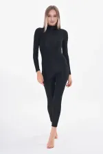 Tulum Önden Fermuarlı Uzun Kol Mayo/ Tesettür Mayo / Havuz Deniz