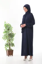 dantelli başörtülü fermuarlı bilekleri lastikli kayma yapmaz namaz elbisesi