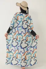 MAILLOT DE BAIN MODESTE AVEC PARÉO À MOTIFS