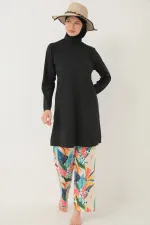 Maillot de bain hijab en lycra couvrant entièrement