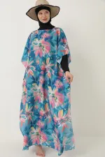 MAILLOT DE BAIN MODESTE AVEC PARÉO À MOTIFS