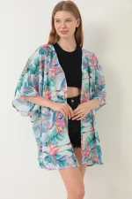 Paréo, robe de plage, kimono à motifs