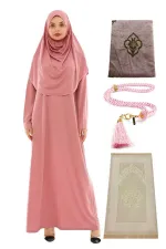 Prayer Dress, Prayer Mat, Pearl Rosary Set Prayer Dress, Prayer Mat, Pearl Rosary Set