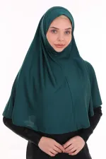 Tapis de prière pratique, Jersey, vert émeraude