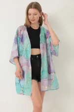 Pareo Beach Dress Kimono Patterned