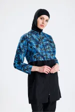 Water-repellent parachute modest swimsuit