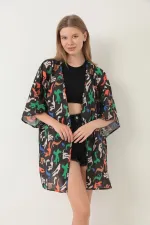 Pareo Beach Dress Kimono Patterned