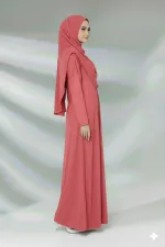 Tek Parça Namaz Elbisesi Boydan Giymeli