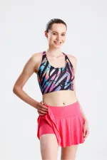 Volanlı Şortlu Etek Spor Etek Deniz Şortu