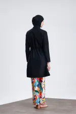 Ensemble de maillot de bain hijab double bonnet imperméable en parachute, 4 pièces