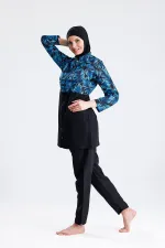 Water-repellent parachute modest swimsuit