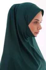 Tapis de prière pratique, Jersey, vert émeraude