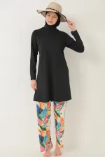 Maillot de bain hijab en lycra couvrant entièrement