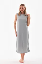 Jupe de doublure grise sans manches