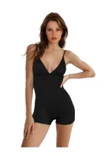 V-Neck Shorts Core Swimsuit (No Cups)