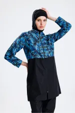 Water-repellent parachute modest swimsuit