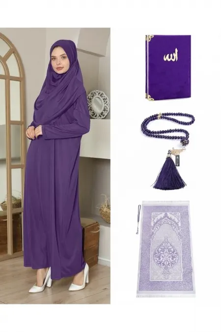 Namaz Seti Namaz Elbisesi Seccade Inci Tesbih Yasin