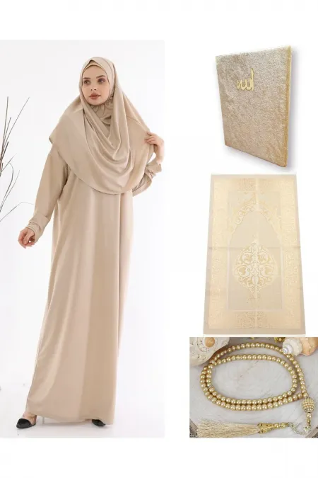 Namaz Seti Namaz Elbisesi Seccade Inci Tesbih Yasin