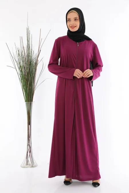 Fermuralı Namaz Elbisesi Ferace