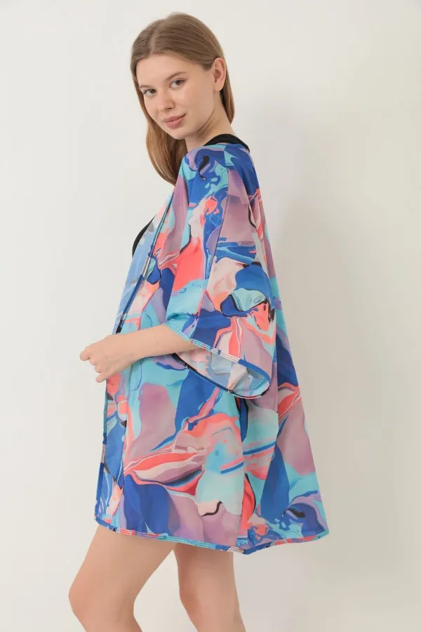 Pareo Beach Dress Kimono Patterned