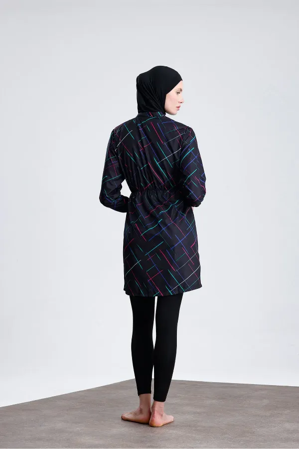 Kapaklı Su İticili Paraşüt Tesettür Mayo