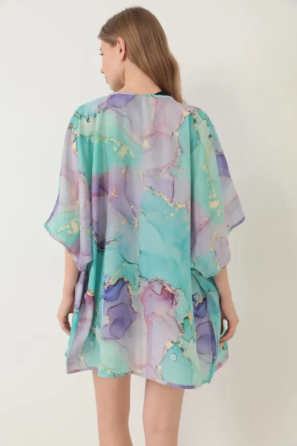 Pareo Beach Dress Kimono Patterned