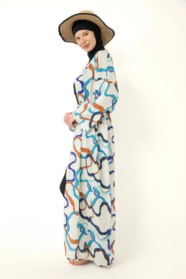 Pareo Fully Covered Hijab Swimsuit Made of Lycra Fabric