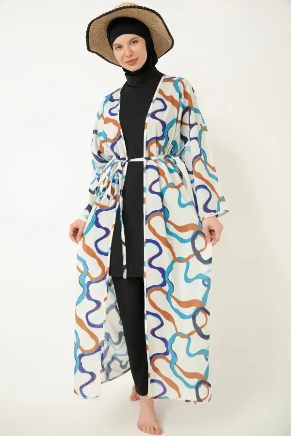 Pareo Fully Covered Hijab Swimsuit Made of Lycra Fabric