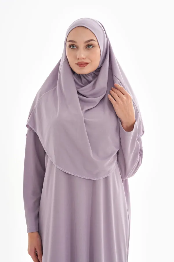 Tek Parça Namaz Elbisesi Boydan Giymeli