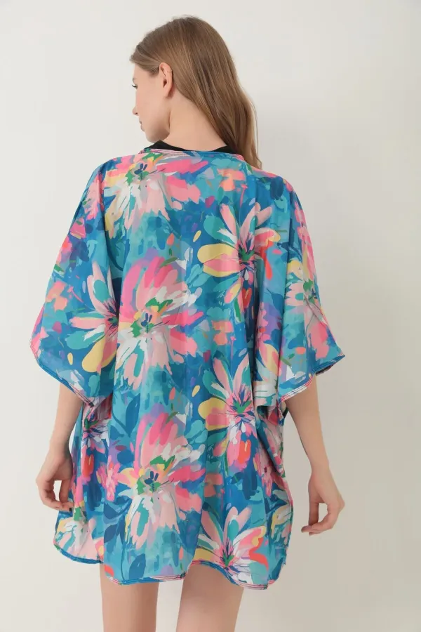 Pareo Beach Dress Kimono Patterned