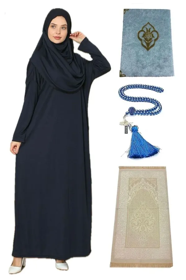 Namaz Seti Namaz Elbisesi Seccade Inci Tesbih Yasin