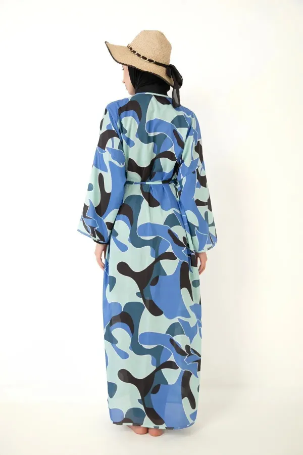Pareo Fully Covered Hijab Swimsuit Made of Lycra Fabric Pareo Fully Covered Hijab Swimsuit Made of Lycra Fabric