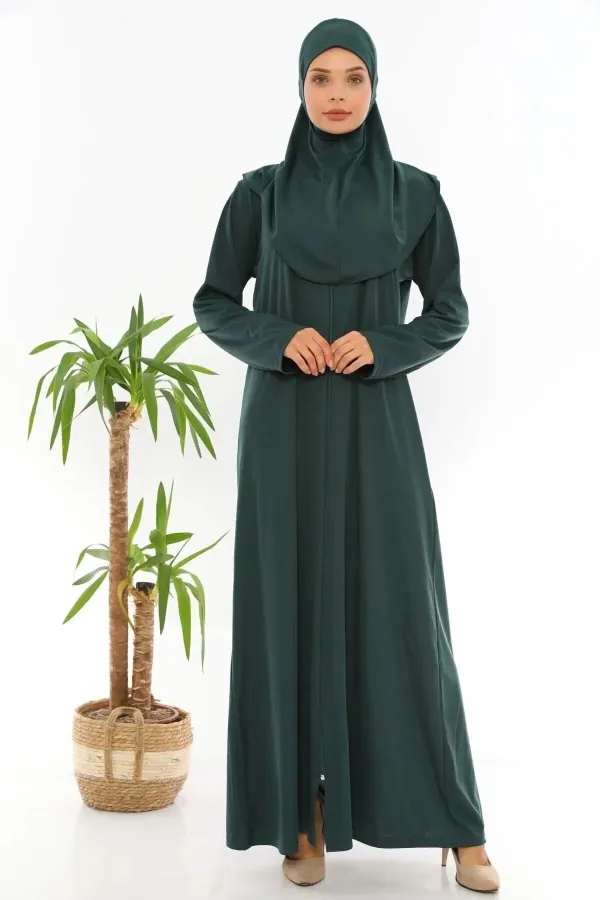 One-Piece Prayer Dress with Zipper