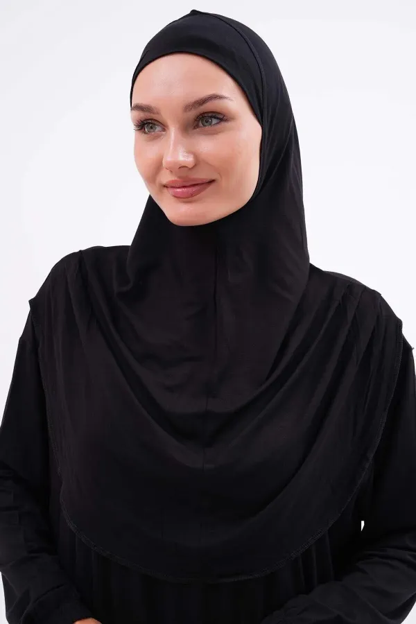 Robe de prière en coton avec pochette, chevilles élastiquées, robe pudique