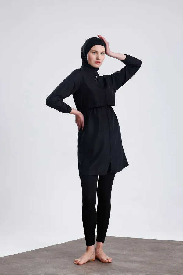 Kapaklı Su İticili Paraşüt Tesettür Mayo