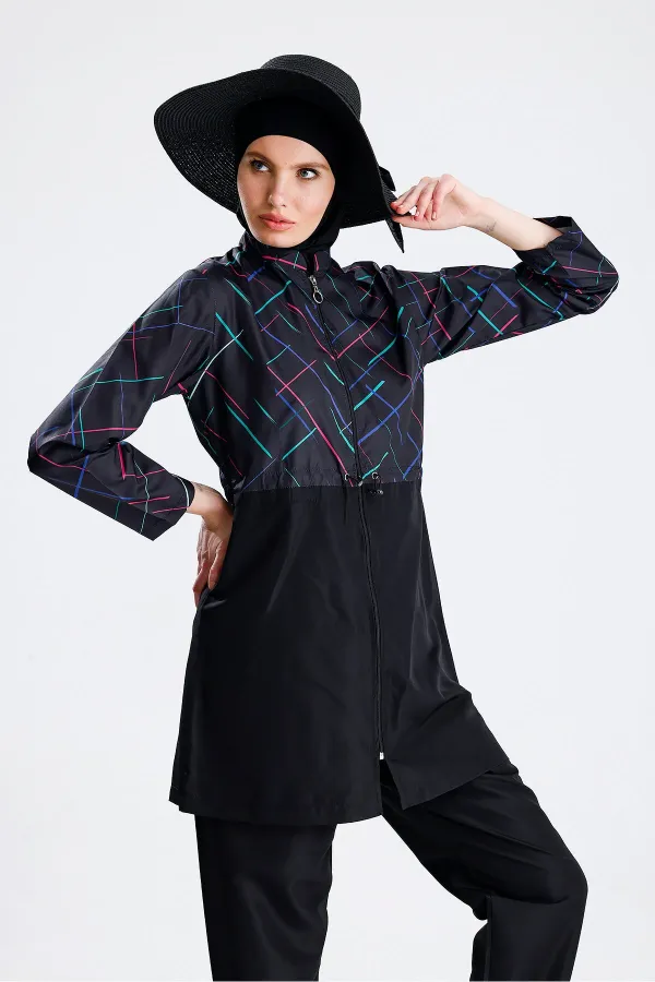 Maillot de bain parachute imperméable et discret avec lumière.