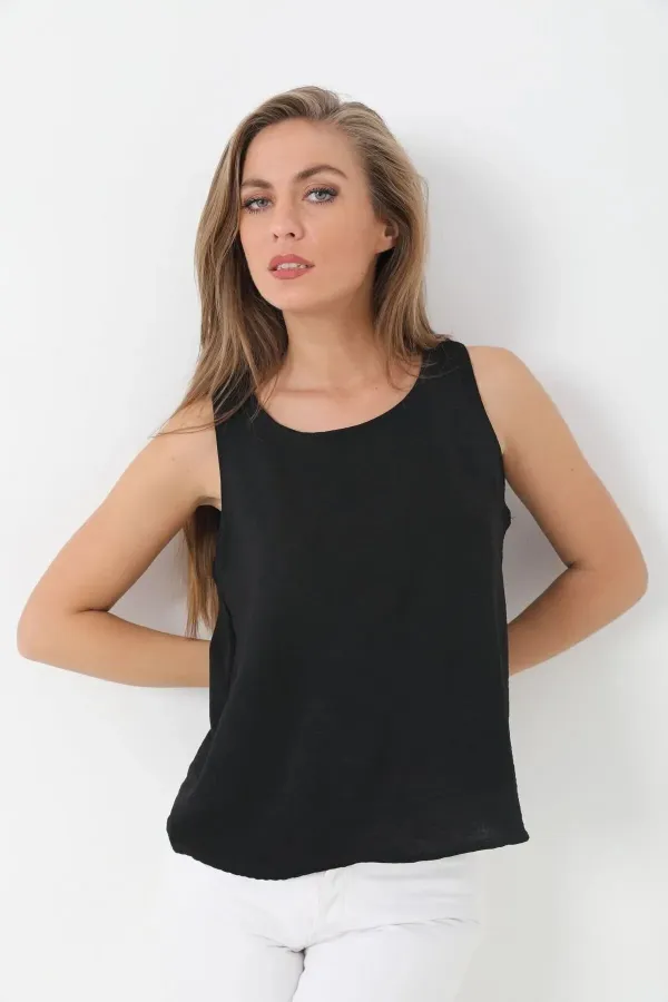 SIFIR KOL AYROBİN BLUZ