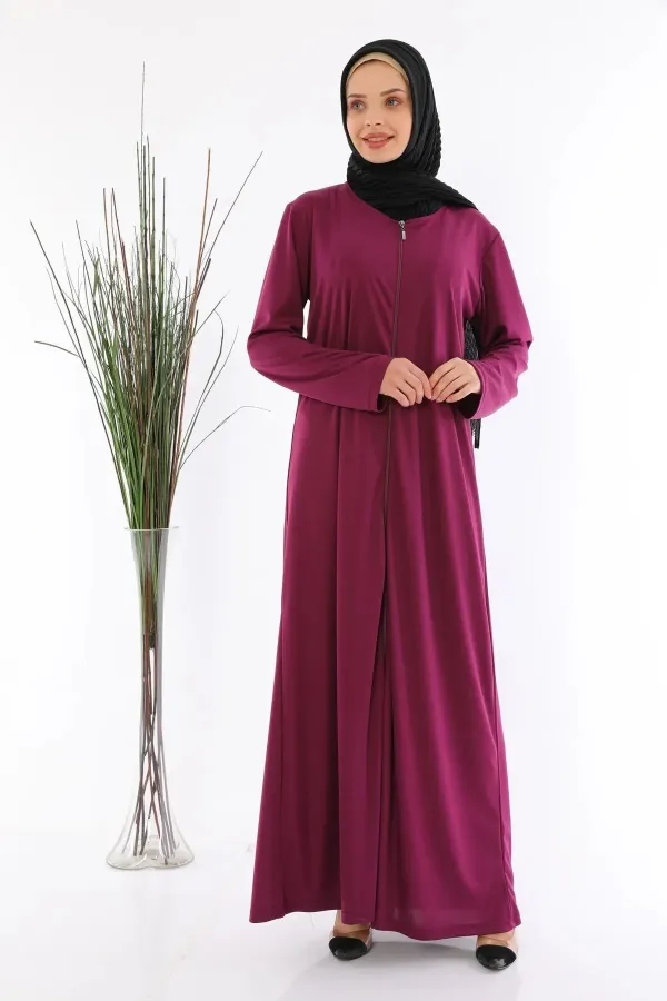 Fermuralı Namaz Elbisesi Ferace